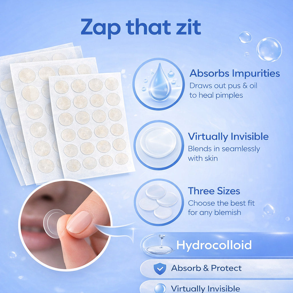 Invisible Acne Patches for Overnight Spot Care