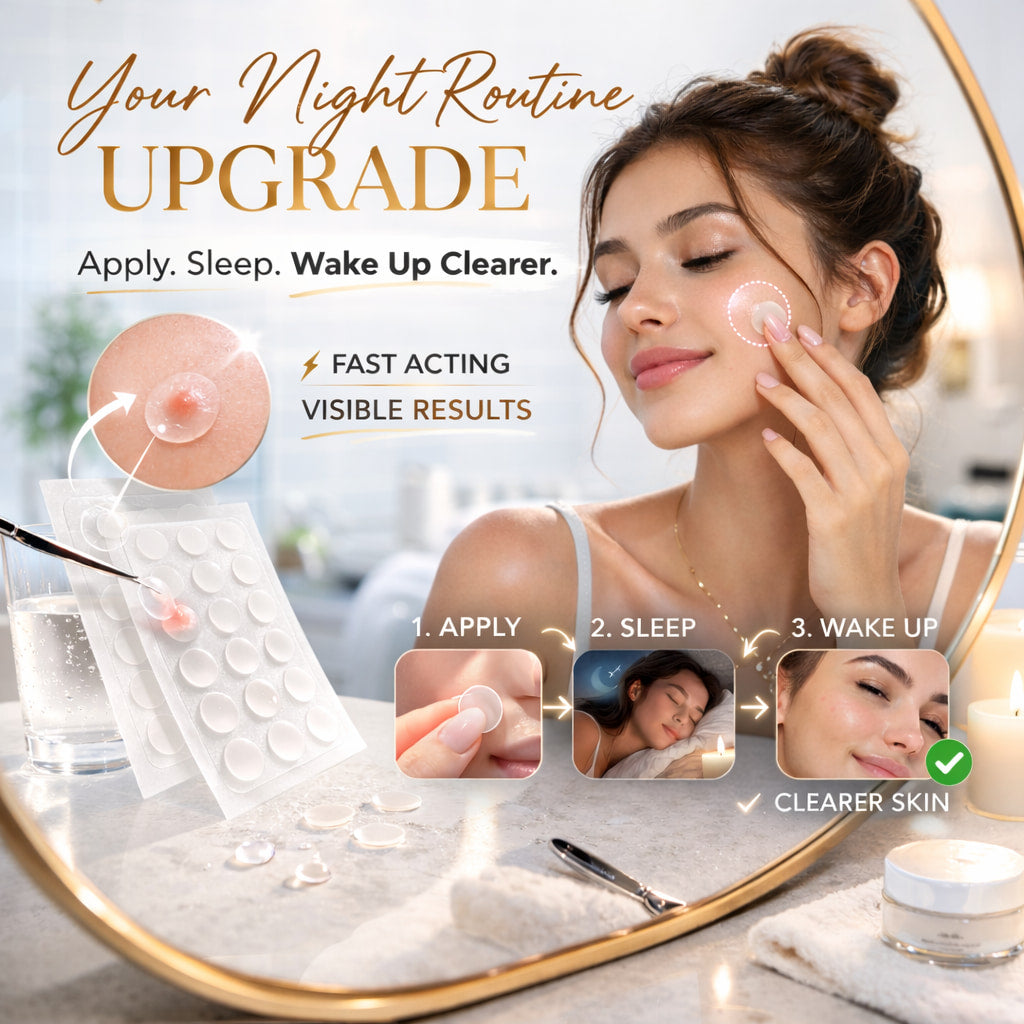 Invisible Acne Patches for Overnight Spot Care